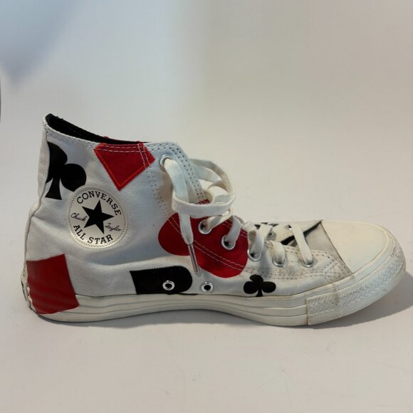 Converse  Chuck Taylor ALL-STAR HI QUEEN OF HEARTS MENS 10/WOMENS 12 - Picture 10 of 10